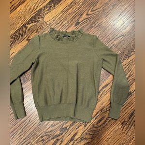 J. Crew ruffle collar sweater